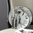 Assiette plate Haute couture blanc <br /> - Lot de 6