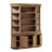 Natural wood bookcase Flaubert