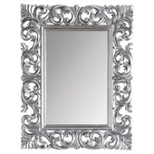 Specchio Rivoli argento 70 x 90