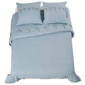 Cosy Duvet Set in Sky Blue 140x200