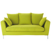 Sofa anisgrün 3-Sitzer Dublin