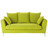 Sofa anisgrün 3-Sitzer Dublin
