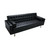 Divano nero a 3 posti
trasformabile<br />Phoenix