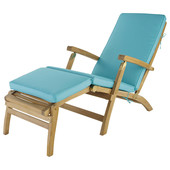 Turquoise ligstoelmatras Oléron