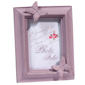 Butterfly dark purple double frame