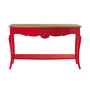 Consolle rossa Haute couture