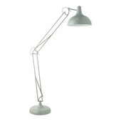Disco blue metal standard lamp