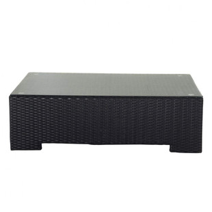 Table basse de jardin noire Miami