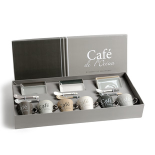 6er-Set Tassen Café de l'Océan