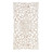 Kerala whitewashed wall panel