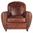 Fauteuil club marron Oxford