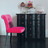 Sedia in velluto fucsia  Boudoir
