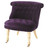 Zetel fluweel aubergine Constantin