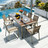 Fauteuil de jardin gris taupe<br />Antalya