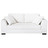 Canapé cuir 2/3 places convertible blanc
