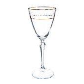 Verre à eau Elisabeth or <br /> - Lot de 6