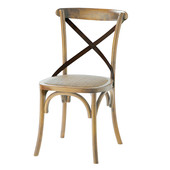 Chaise dos acier Tradition