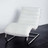 Chaise longue cuero blanco  Freud
