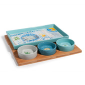 Plateau apéritif 5 compartiments Méditerranée