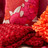 Roses red fur blanket