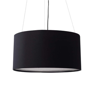 Lampada a sospensione Soft nera