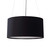 Lampada a sospensione Soft nera