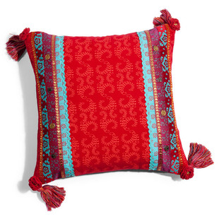 Housse de coussin Zangora rouge