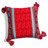 Housse de coussin Zangora rouge