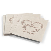Serviette Bonheur <br /> - Lot de 4