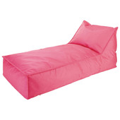 Sunlounger/ bean bag pouffe, fuchsia Papagayo
