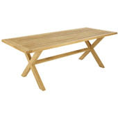 220 teak rectangular garden table Guernesey