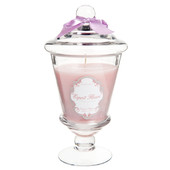 Kerze Bonbonglas Heritage rosa