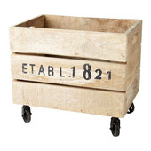 Railway wooden cart