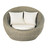Ecru round Armchair  Saint-Raphaël