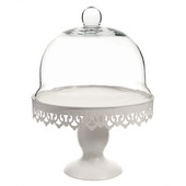 Cloche socle blanc