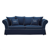 Sofa 3/4-Sitzer, nicht ausziehbar, blau <br />Sweet home