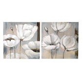 Set of 2 Flora Canvas Prints.