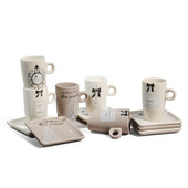 6er-Set Kaffeetassen Rive Gauche