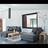 Sofa Lehne links schiefergrau 2/3-Sitzer