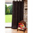 Vorhang Suedine braun  <br /> - Set aus 2