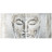 Doek in twee delen Silver Bouddha