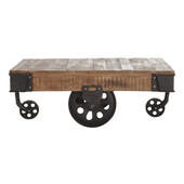 Table basse à roulettes indus Colorado