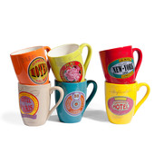 Assortiment de 6 mugs Voyage