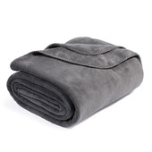 Chaleur slate grey blanket