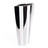 Vase rayé blanc argent