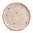 Plato llano nieve beis <br /> - Lote de 6