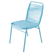 Sedia vintage blu Scoubi