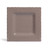 Assiette dessert Gastronome taupe <br /> - Lot de 6
