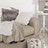 Sherpa grey throw