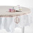 Froufrou round tablecloth